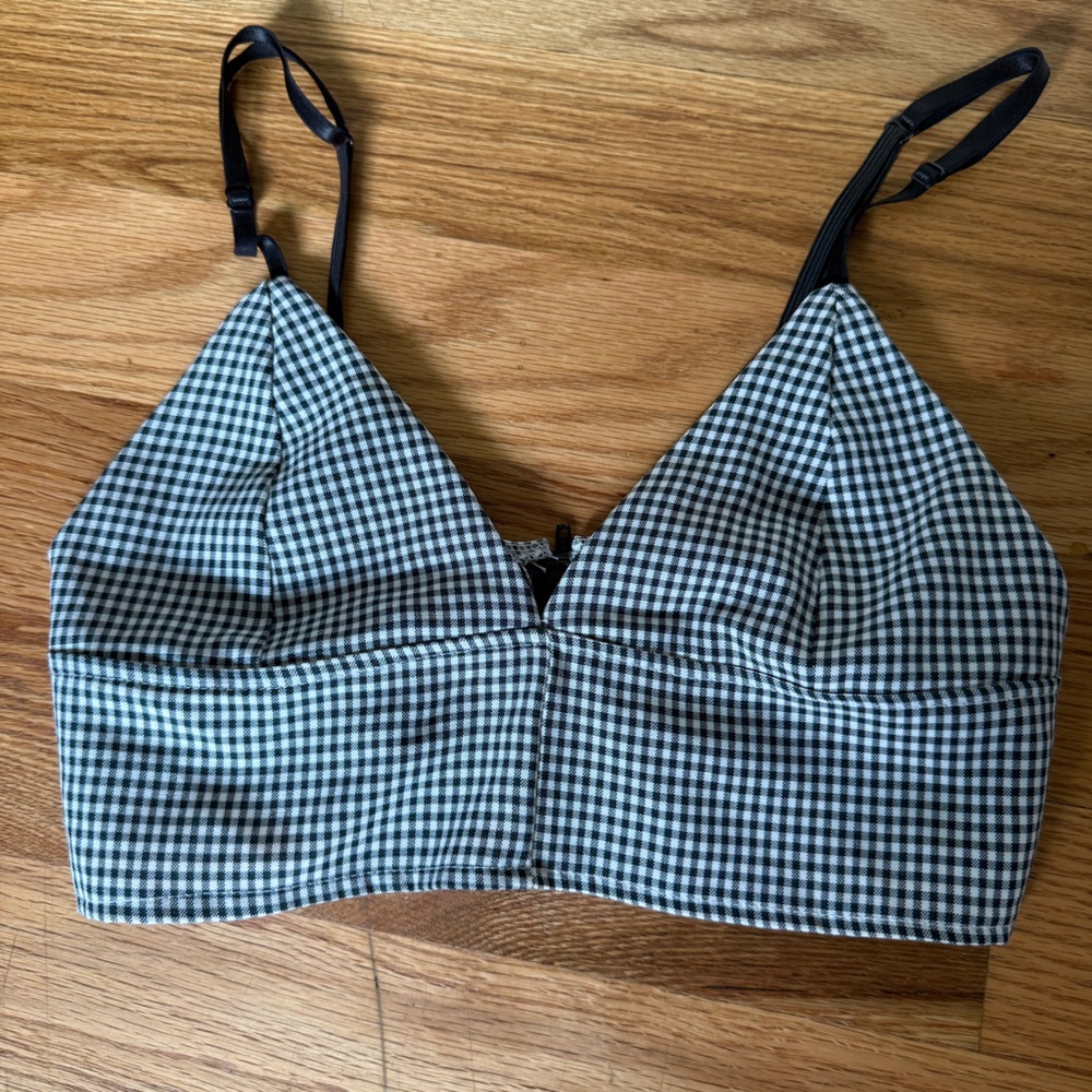 Purrr Melrose Gingham Bralette